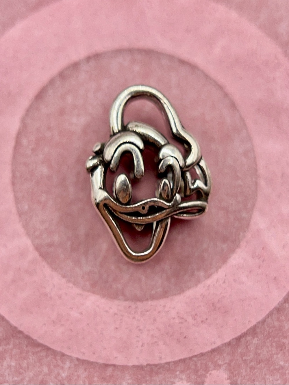 Pandora Disney Donald Duck Openwork Sterling Silver Charm